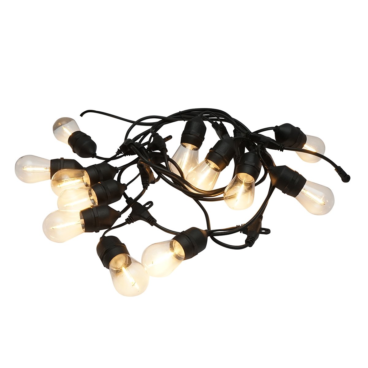 Sistem iluminat LED exterior 12 socluri E27, cablu 6m, 220V IP44 Breckner Germany